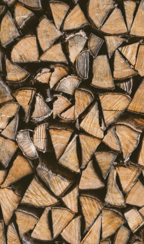 clean kiln dried firewood